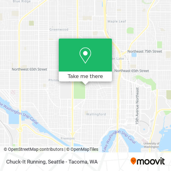 Mapa de Chuck-It Running