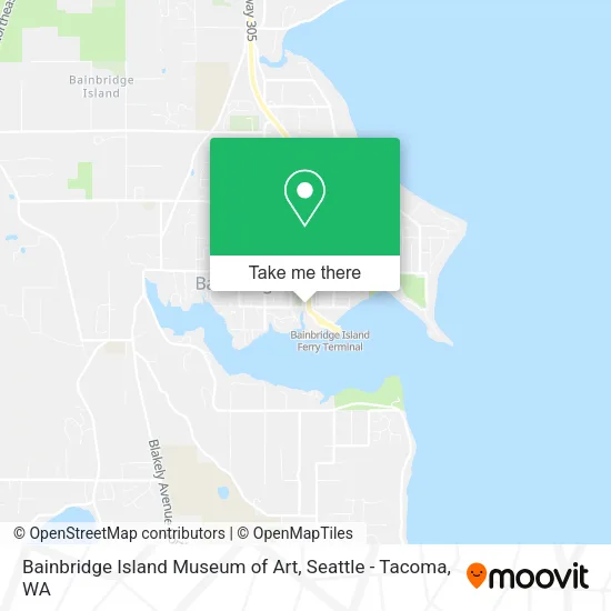 Bainbridge Island Museum of Art map