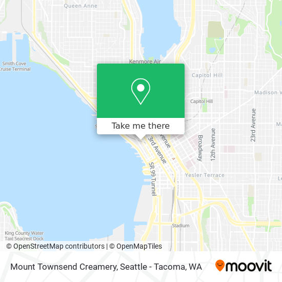 Mount Townsend Creamery map