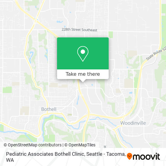 Mapa de Pediatric Associates Bothell Clinic