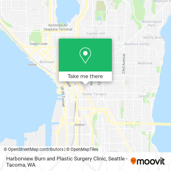 Harborview Burn and Plastic Surgery Clinic map