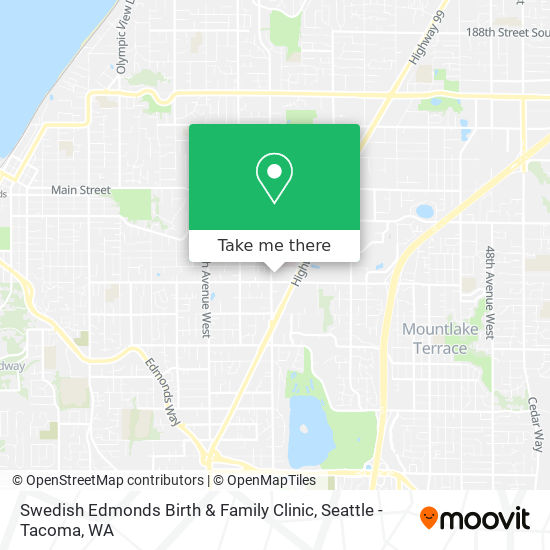 Mapa de Swedish Edmonds Birth & Family Clinic