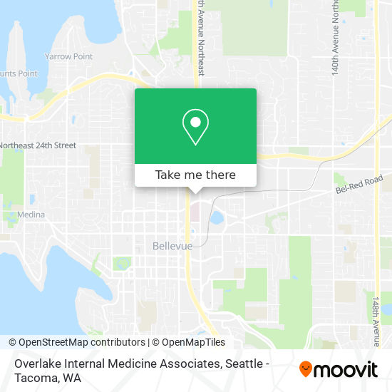 Overlake Internal Medicine Associates map