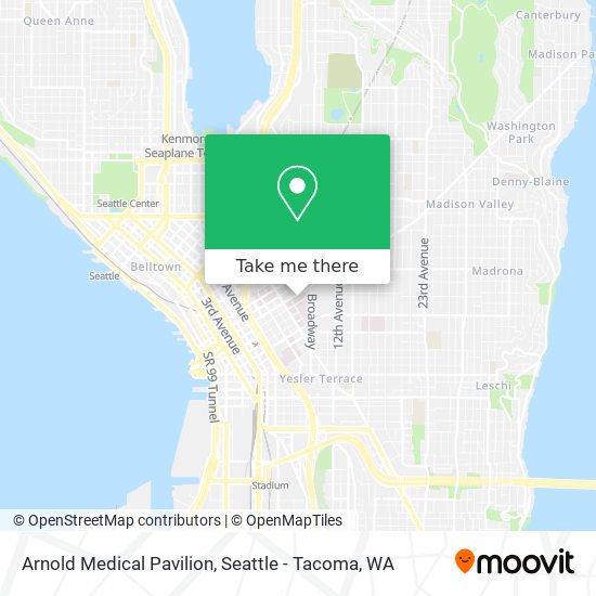 Mapa de Arnold Medical Pavilion