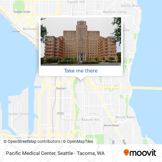 Mapa de Pacific Medical Center