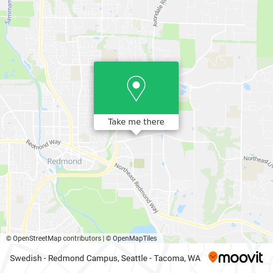 Mapa de Swedish - Redmond Campus