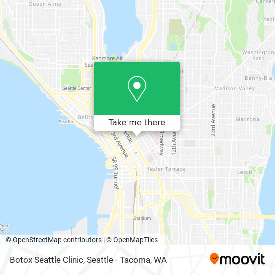 Botox Seattle Clinic map