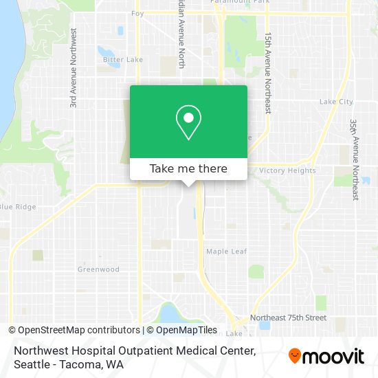 Northwest Hospital Outpatient Medical Center map