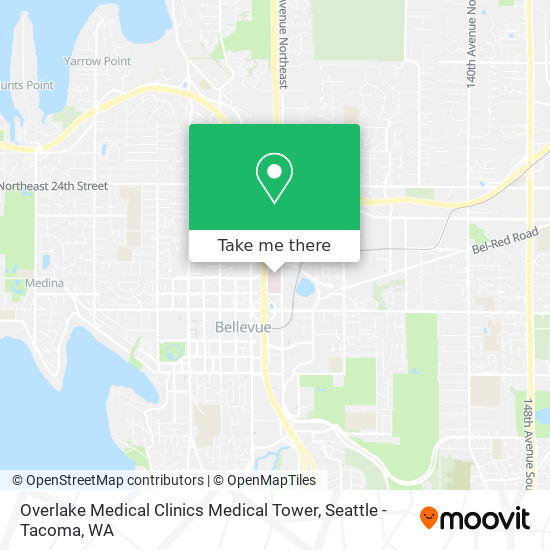 Overlake Medical Clinics Medical Tower map