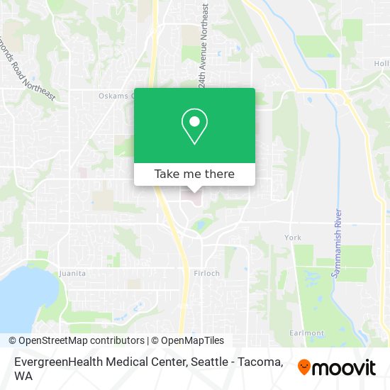 Mapa de EvergreenHealth Medical Center