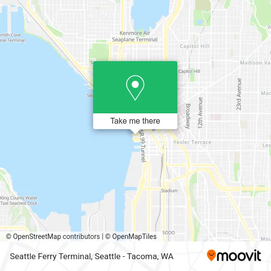 Seattle Ferry Terminal map
