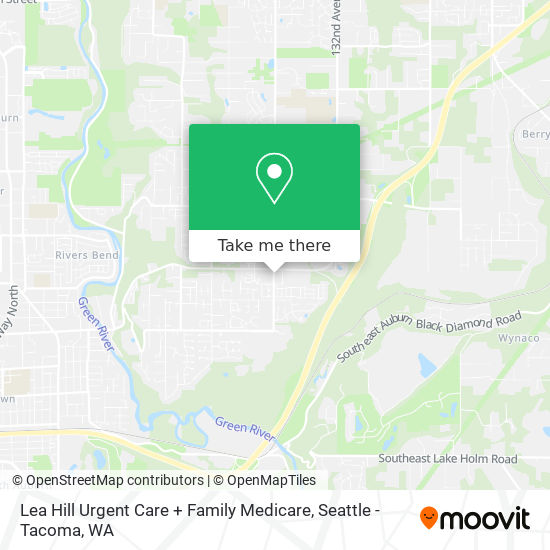 Lea Hill Urgent Care + Family Medicare map