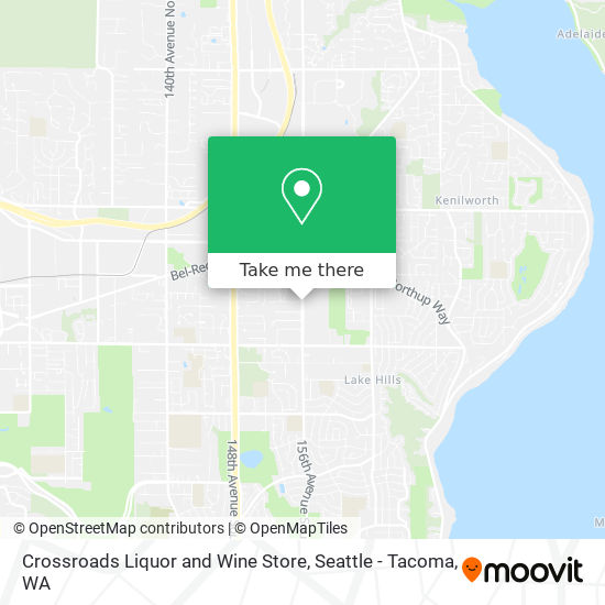 Mapa de Crossroads Liquor and Wine Store