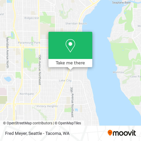 Mapa de Fred Meyer