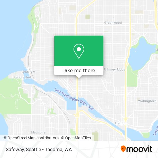 Safeway map