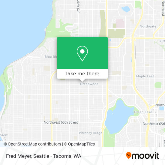 Mapa de Fred Meyer