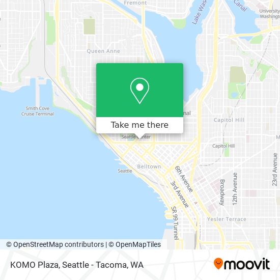 KOMO Plaza map