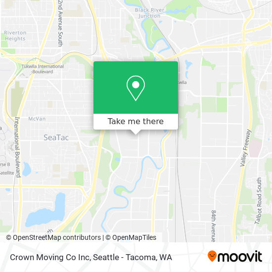 Mapa de Crown Moving Co Inc