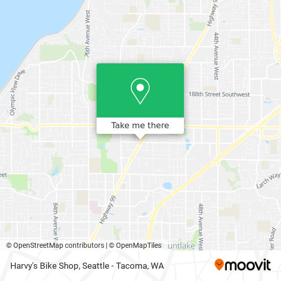 Harvy's Bike Shop map