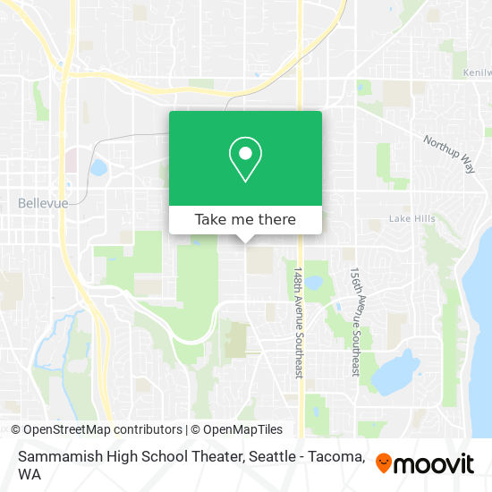 Mapa de Sammamish High School Theater