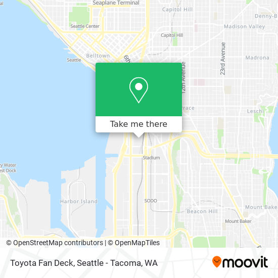 Mapa de Toyota Fan Deck
