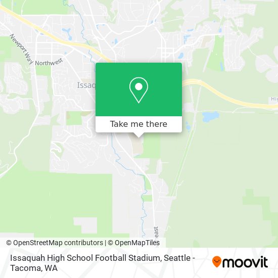 Issaquah High School Football Stadium map