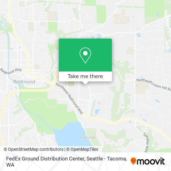 Mapa de FedEx Ground Distribution Center