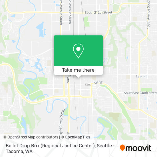 Ballot Drop Box (Regional Justice Center) map