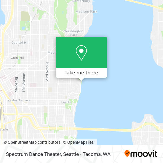 Spectrum Dance Theater map