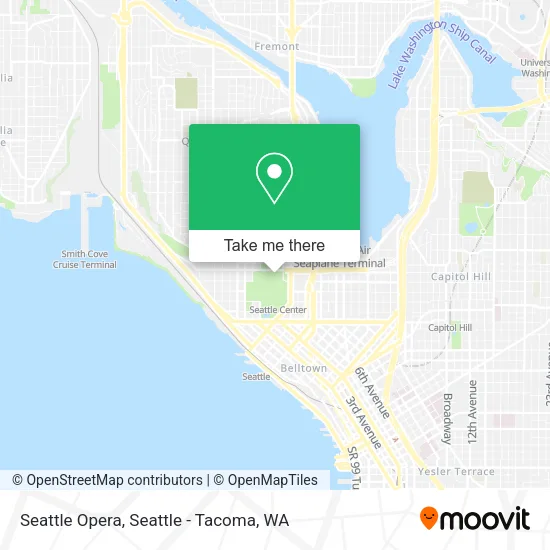 Mapa de Seattle Opera