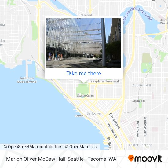 Mapa de Marion Oliver McCaw Hall