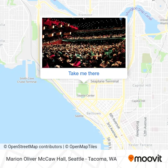 Marion Oliver McCaw Hall map