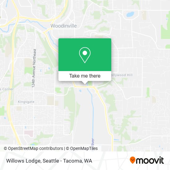 Willows Lodge map