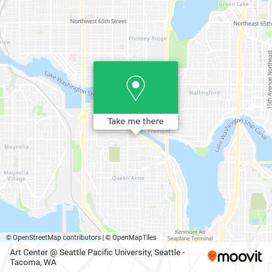 Mapa de Art Center @ Seattle Pacific University