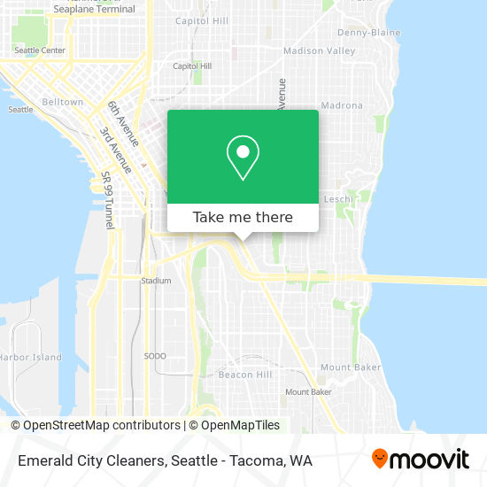 Mapa de Emerald City Cleaners