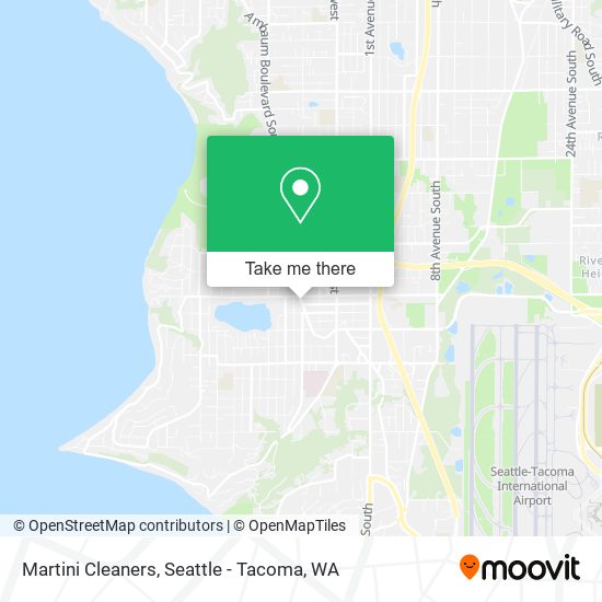 Martini Cleaners map