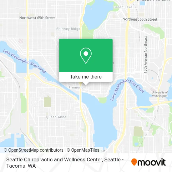 Seattle Chiropractic and Wellness Center map
