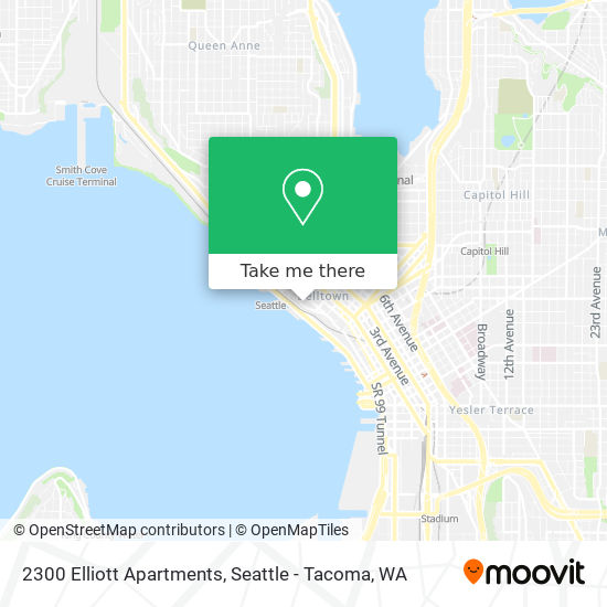 2300 Elliott Apartments map