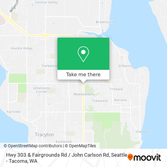 Hwy 303 & Fairgrounds Rd / John Carlson Rd map