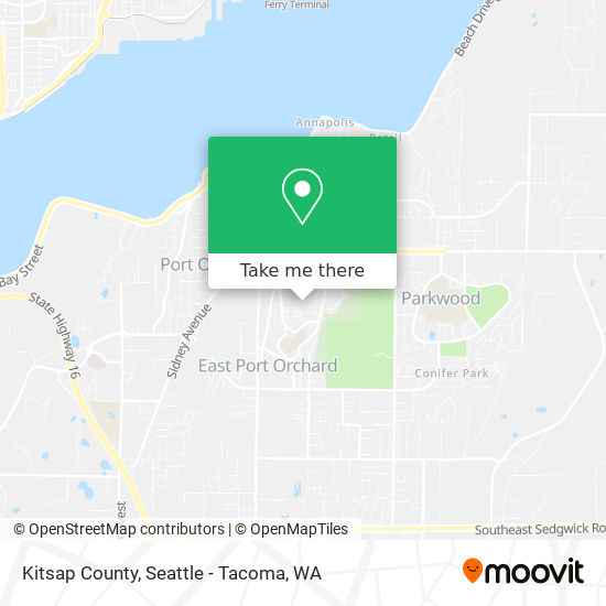 Kitsap County map