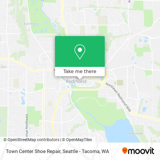 Town Center Shoe Repair map