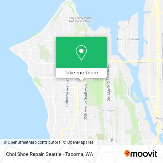 Mapa de Choi Shoe Repair