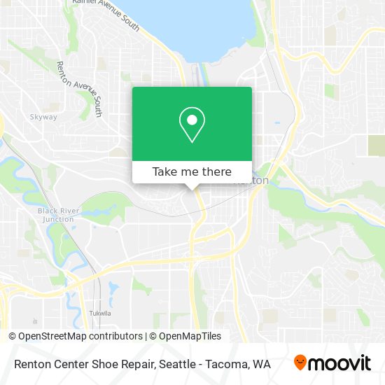 Mapa de Renton Center Shoe Repair