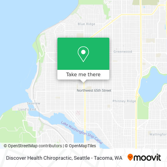 Discover Health Chiropractic map