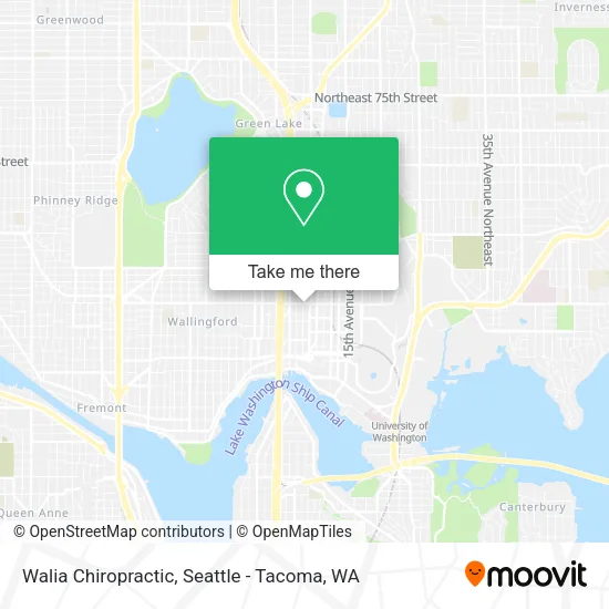 Walia Chiropractic map