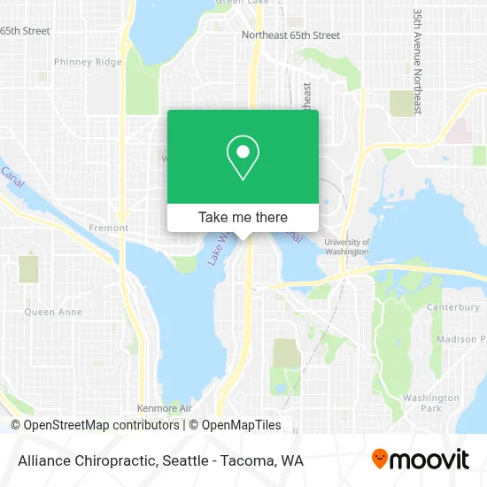Alliance Chiropractic map