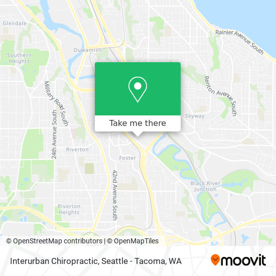 Interurban Chiropractic map