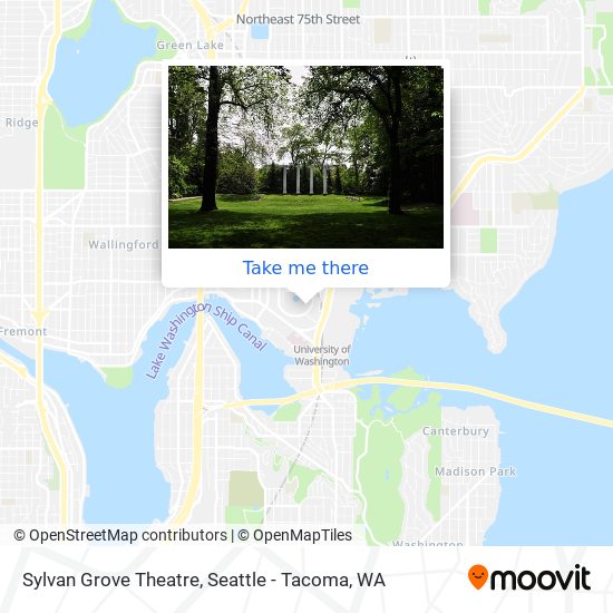 Sylvan Grove Theatre map