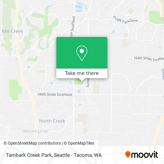 Tambark Creek Park map