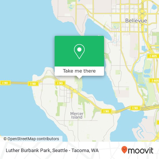 Luther Burbank Park map